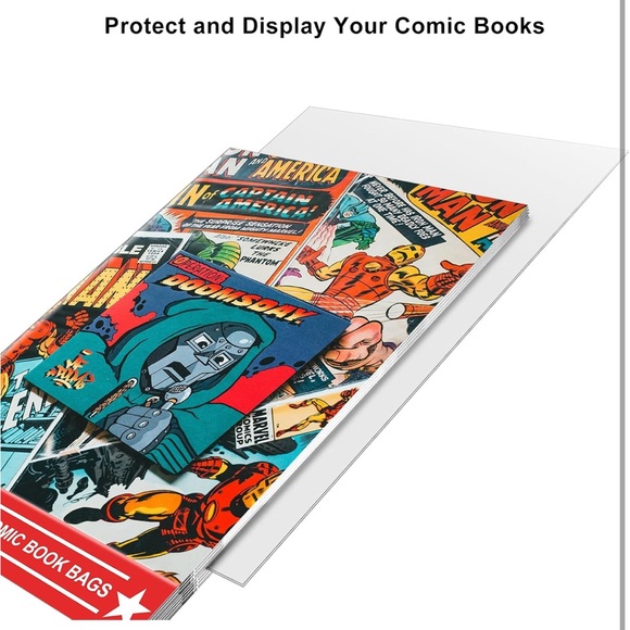 Belifun Silver Comic Book Bags and Boards 100 CT - Picture 5 of 8